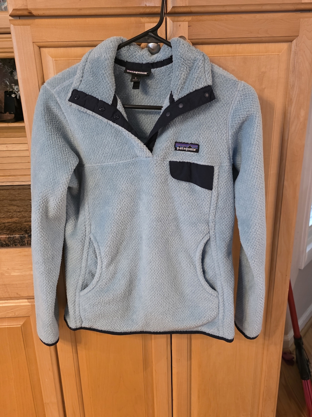 Patagonia Light Blue Retro Fleece Pullover Jacket